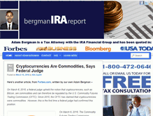 Tablet Screenshot of bergmanirareport.com